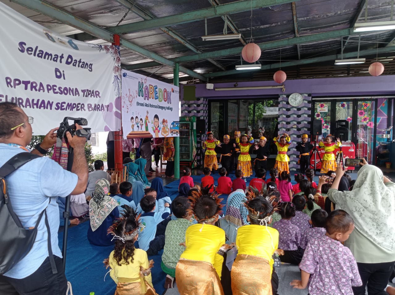 Kreasi Aksi Rekreasi Dongeng Keliling Bareng RPTRA Pesona Tipar
